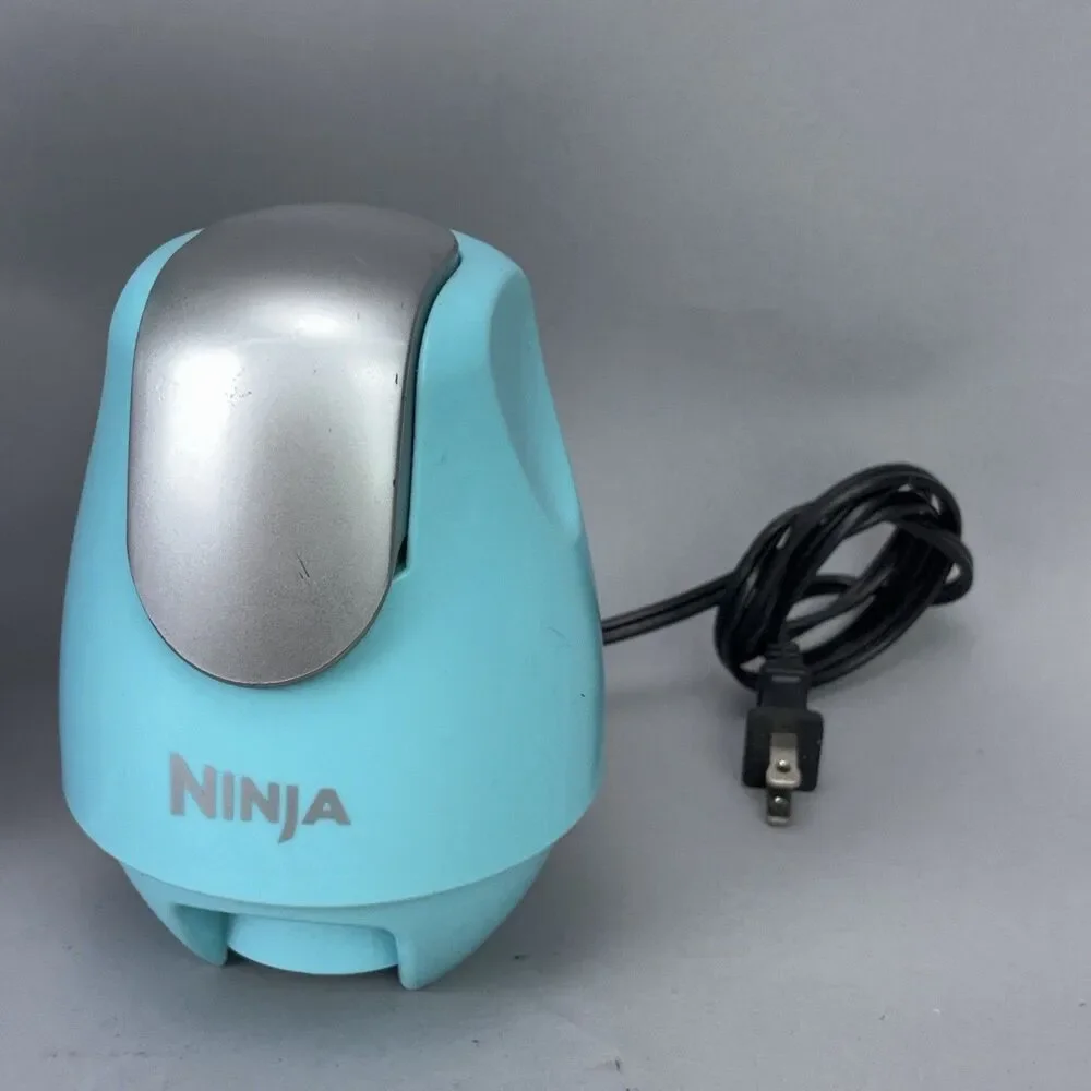 Ninja Storm Food Processor & Blender Smoothie Drinks QB751Q Blue Tested  - READ*